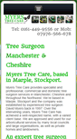 Mobile Screenshot of myerstreecare.co.uk