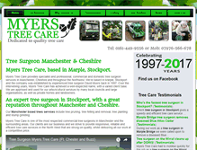 Tablet Screenshot of myerstreecare.co.uk